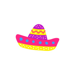 Doodle sombrero hat.