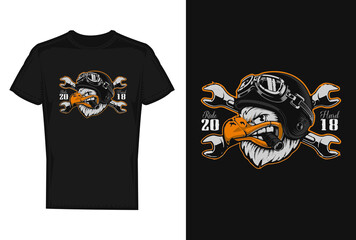 Vector art for Sweatshirt Custom motors ride illustration