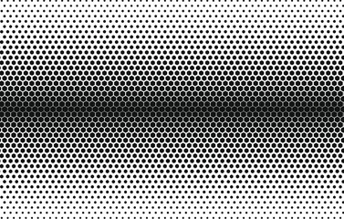 halftone vector pattern hexagonal gradient