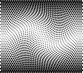 black and white background halftone vector pattern spiral hexagonal gradient