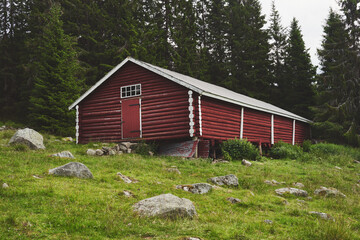 Images from a traditional summer farm up in the Totenaasen Hills, Oppland, Norway. These farms are called 