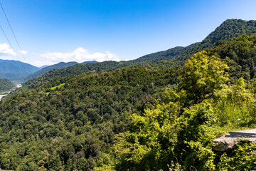 Obraz premium Russia, Krasnodar Territory. Sochi. Solokh aul Observation deck 
