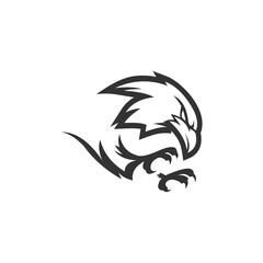 Eagle logo design vector