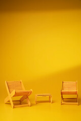 Summer background yellow desing. - Summer concept