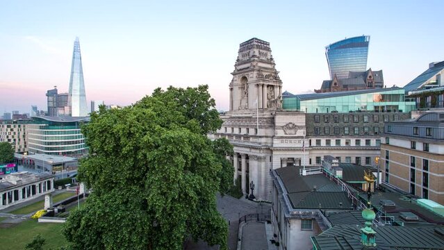 United Kindom, London, city skyline, financial district