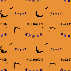 Halloween seamless pattern