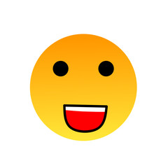 Emoji sticker vector 