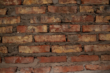 PARED DE LADRILLO ROJO