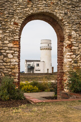 Fototapeta na wymiar Framed lighthouse.