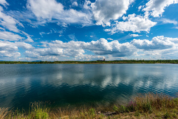 Karvinske more lake near Karvina city in Czech republic