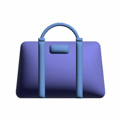 3d bag render vector illustration