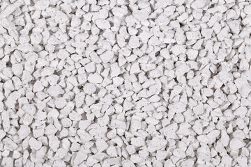 Close up of white cat litter
