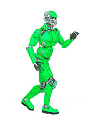 robot test is walking