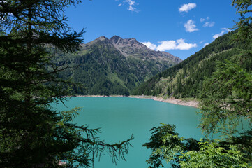 Fototapeta na wymiar Lago di Pian Palù - Val di Sole - Trentino Alto Adige
