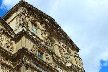 Roof of the Louvre Museum. Paris, France