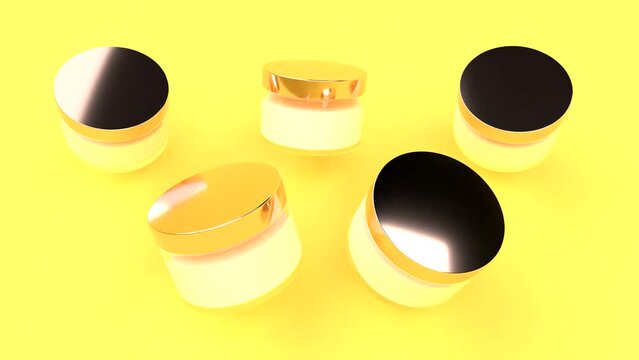 Jars cream for medical design health care 