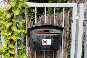 Mailbox for receiving letters and newspapers