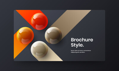 Premium realistic balls web banner template. Amazing flyer vector design layout.