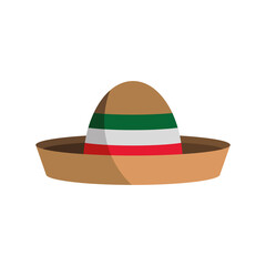 mexican hat with flag