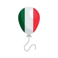 Obraz premium mexican flag in balloon helium