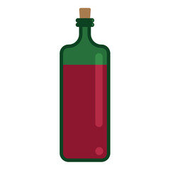fresh wine bottle drink