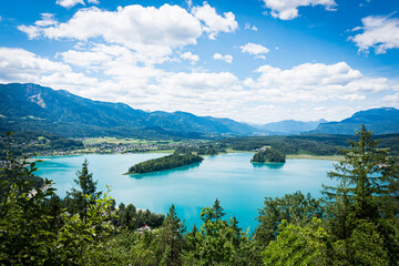 Faaker See in Kärnten, Österreich