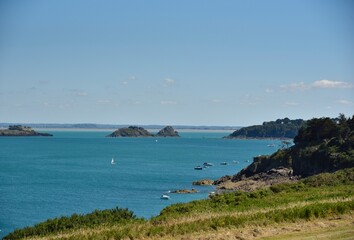 Panorama depuis la pointe du Grouin (Bretagne)