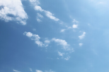 Blue sky with clouds