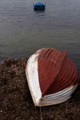 boats on the beach