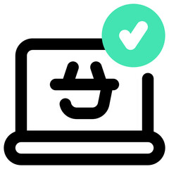 Checkout Icon Dual Tone Style