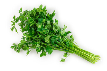Parsley isolated on white background.