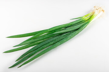 Obraz na płótnie Canvas Chives isolated on white background.