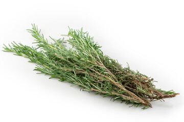 Rosemary isolated on white background.