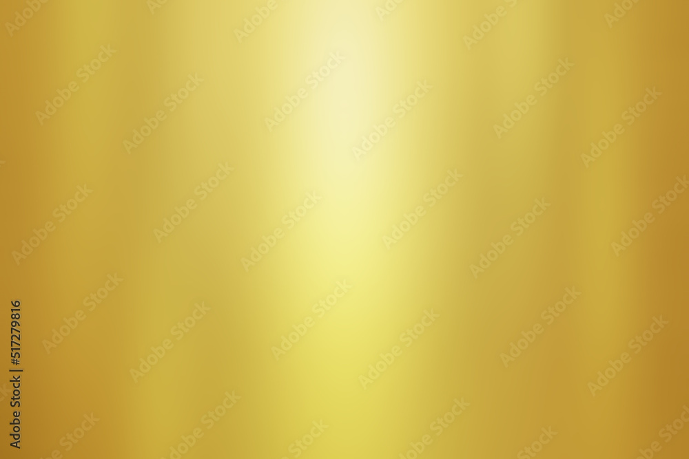 Wall mural gold gradient abstract background with soft glowing backdrop texture for christmas and valentine.