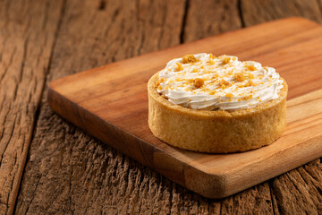 Tasty mine banoffee pie. Banoffee tartlet.