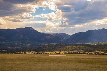 Afternoon view of the United States Air Force Academy Airfield