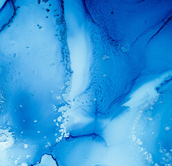 Ink Colours Mix Water. Art Wave Background.