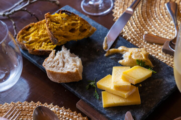 sophisticated cover charge for tasting in a restaurant in the south of the country, Bento Gonçalves, RS, Brazil