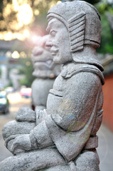 Chengdu Wenshu&rsquo;s Statue in the chinese temple