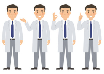 医者ポーズセット