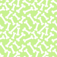 Halloween cartoon seamless bones pattern for kids and dogs and wrapping and clothes print and accessories