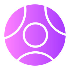 medicine ball gradient icon