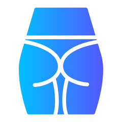 thighs gradient icon