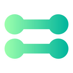 weights gradient icon