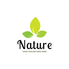 nature logo vector.