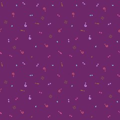 Punctuation marks seamless school pattern for kids for notebooks and clothes print and fabrics and wrapping paper