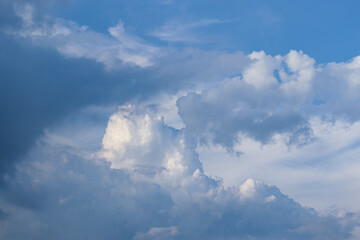 blue sky with clouds