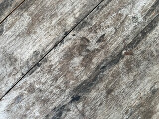 Naklejka premium Vintage Old Classic Wooden Brown Plank Timber Deck Texture Background or Interior Exterior Design Element