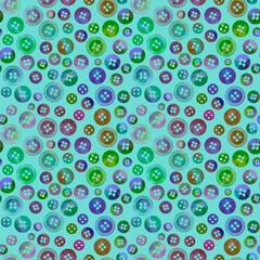 Hobbies seamless plastic buttons pattern for fabrics and wrapping paper and clothes print and kids and homemade products