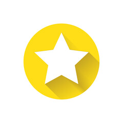 Stars quality icon isolated on white background. Stars rating review icon for website and mobile apps. Vector illustration